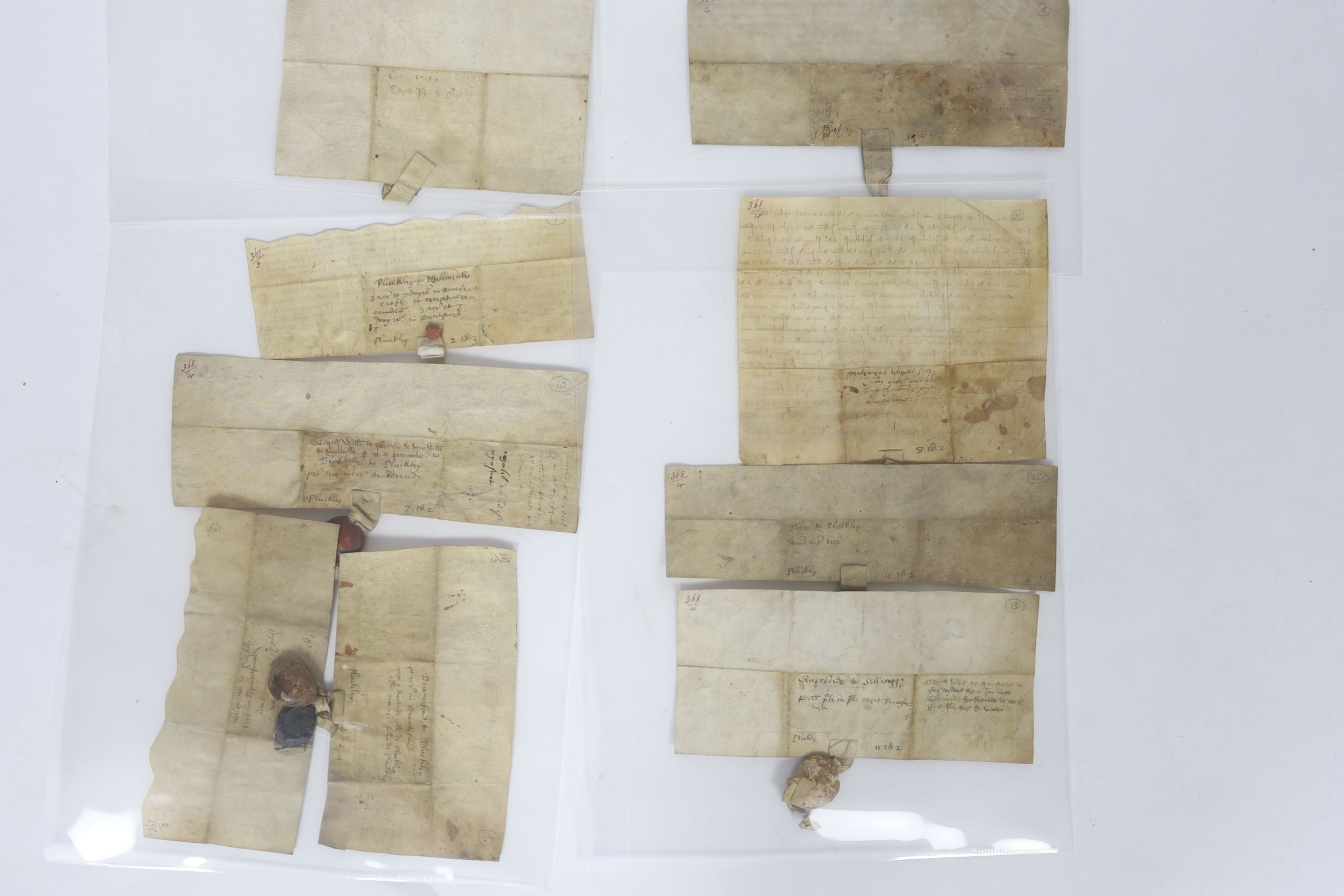 A Collection of deeds and documents relating chiefly to Kent, 1264-1654, from the collection of Thomas Godfrey Godfrey-Faussett (1829-1877)